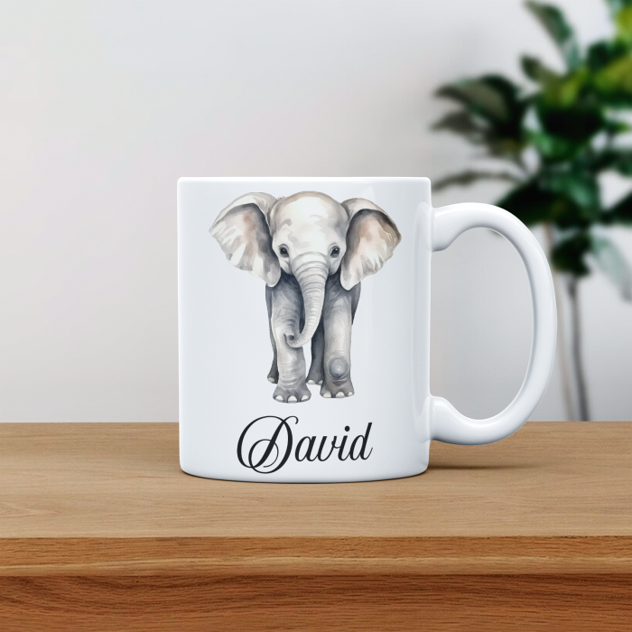 Cana personalizata cu poza si nume Elefant [1]