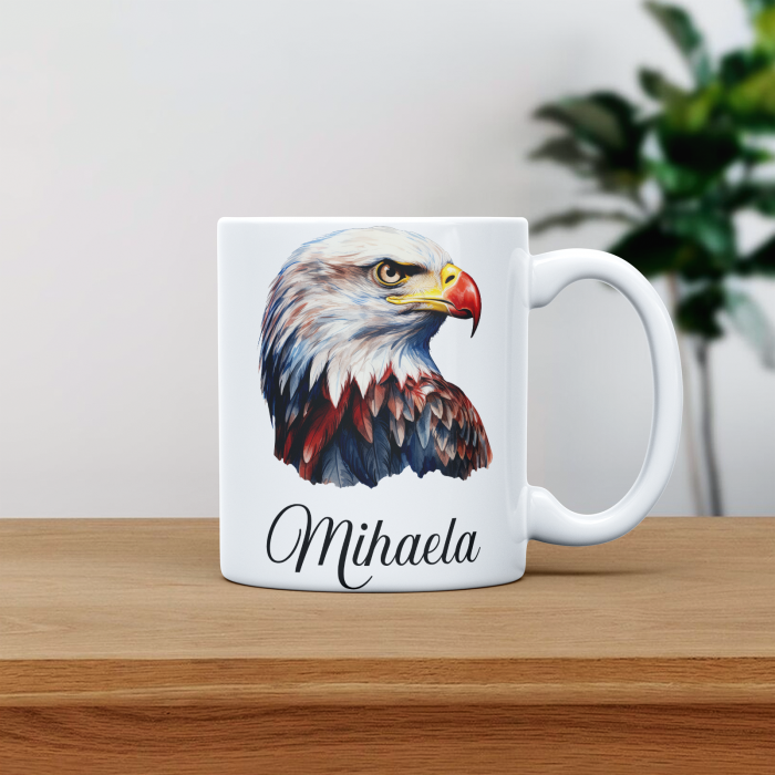 Cana personalizata cu poza si nume Vultur cioc rosu [1]