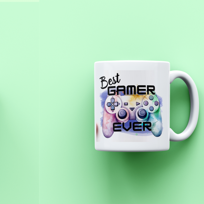 Cana personalizata cu mesaj Best gamer ever [2]