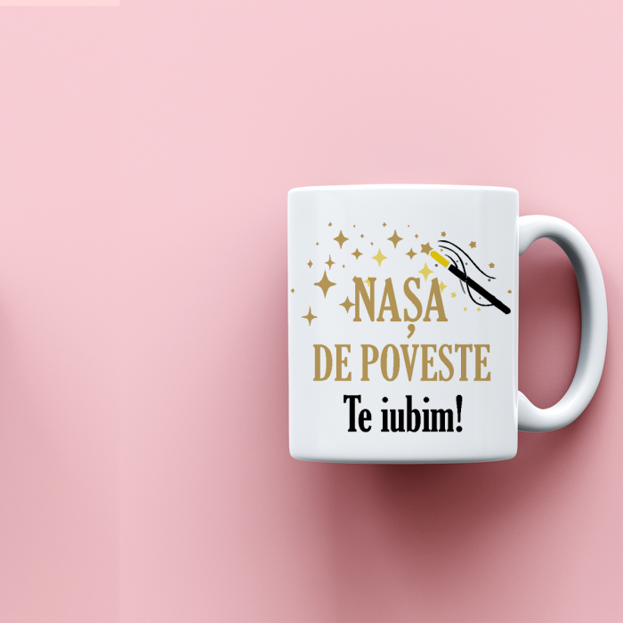 Cana personalizata cu mesaj Nasa de poveste [2]