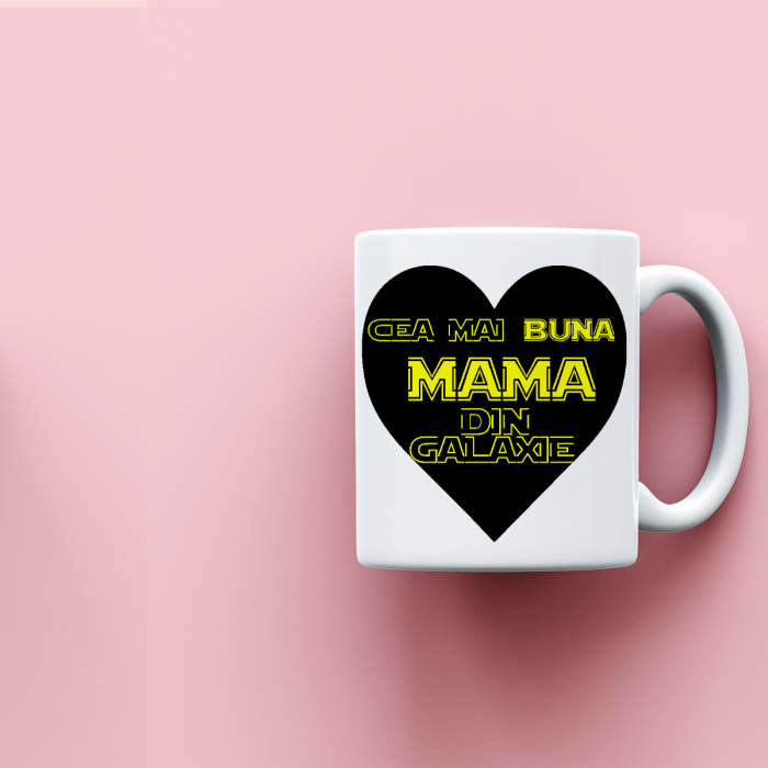 Cana personalizata cu mesaj Cea mai buna mama din galaxie [2]