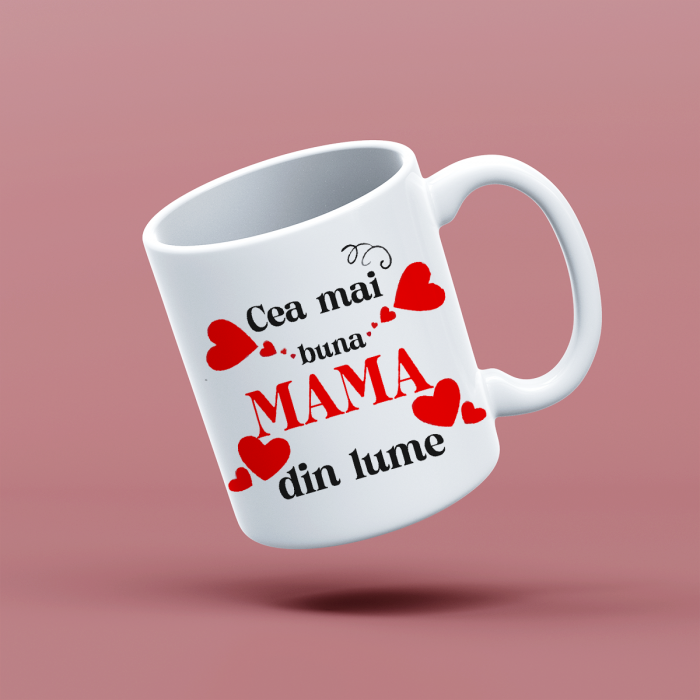 Cana personalizata cu mesaj Cea mai buna mama din lume [1]