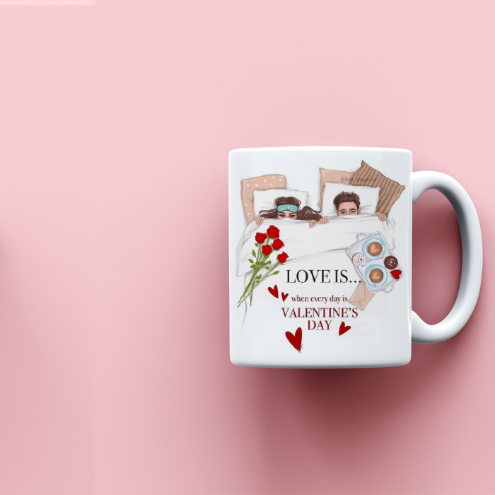 Cana personalizata cu nume si mesaj Valentine's day [2]