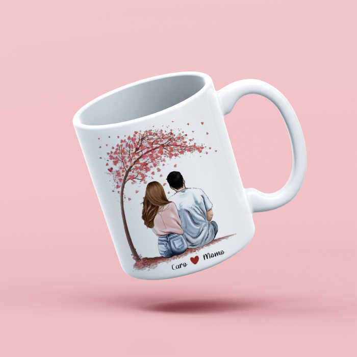 Cana personalizata cu nume si mesaj Under the tree [1]
