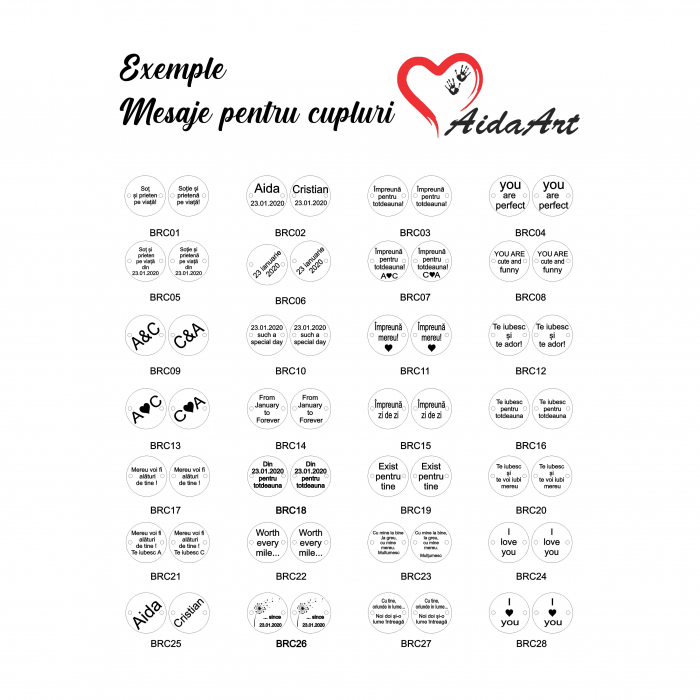 Set bratari de cuplu magnetice banut mare [5]