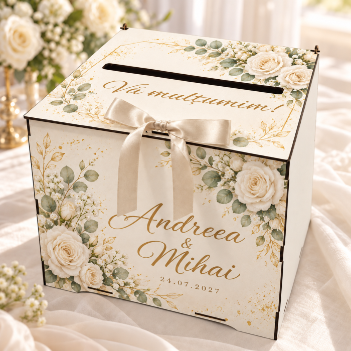 Cutie de dar personalizata pentru nunta si botez [2]