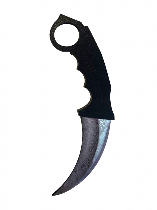 Cutit Karambit din lemn Damascus Steel [2]