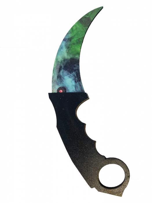 Cutit Karambit din lemn Gamma Doppler Phase 2 [2]