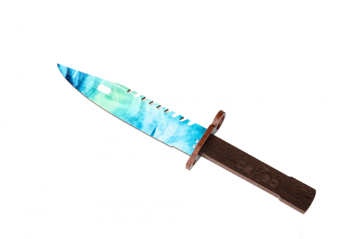 Cutit M9 Bayonet din lemn albastru deschis [2]