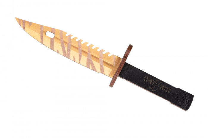 Cutit M9 Bayonet din lemn Tiger Tooth [2]