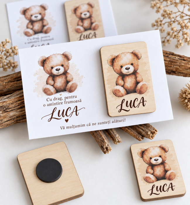 Marturii magnet din lemn personalizate [2]