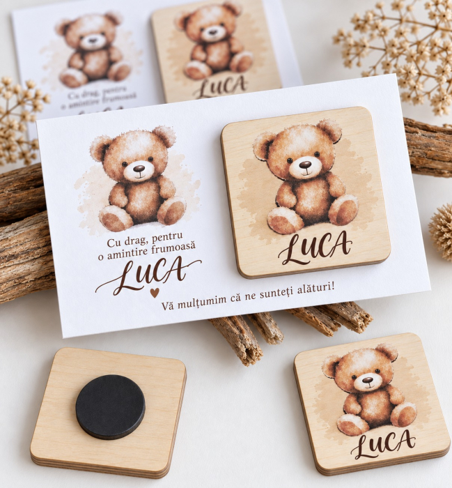 Marturii magnet din lemn personalizate [3]