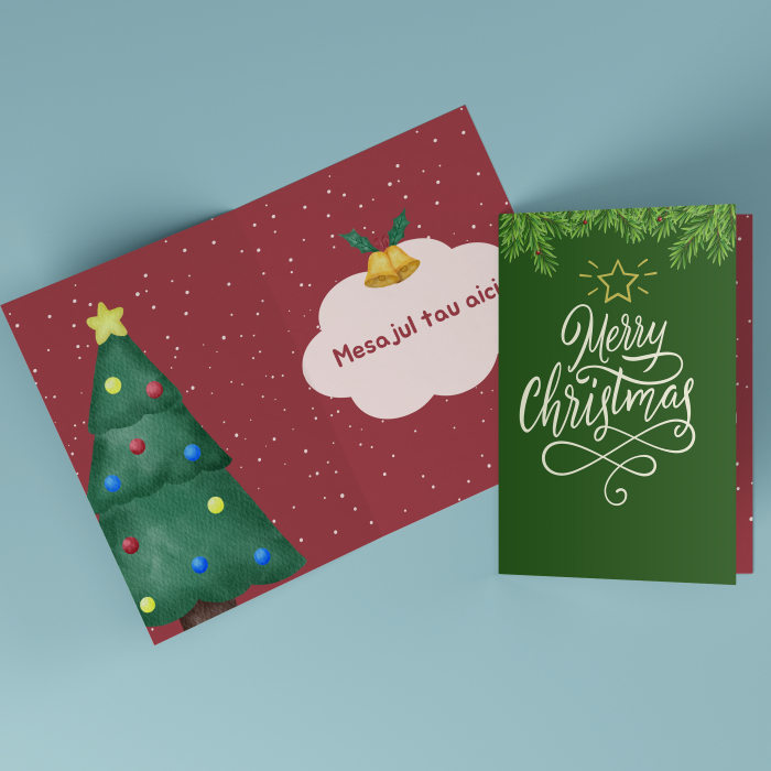 Felicitare personalizata de Craciun Crengute [1]