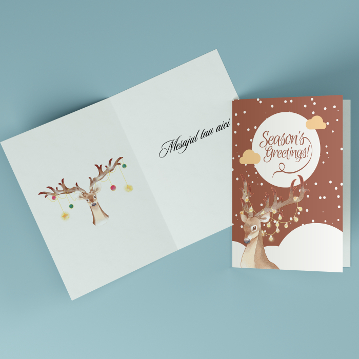 Felicitare personalizata de Craciun Ren [1]