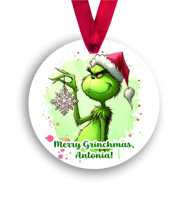Glob personalizat cu nume Grinch [1]