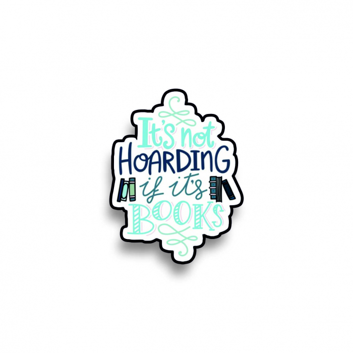 Insigna personalizata cu brosa Hoarding books [1]