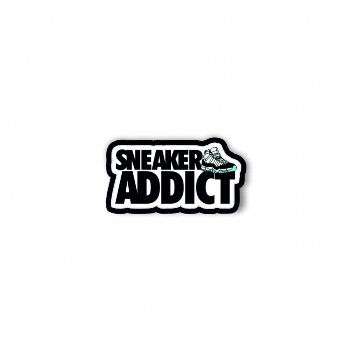 Insigna personalizata cu brosa Sneaker addict [1]