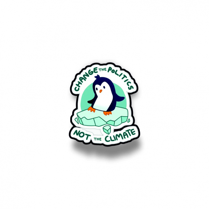 Insigna personalizata cu brosa Change the politics [1]