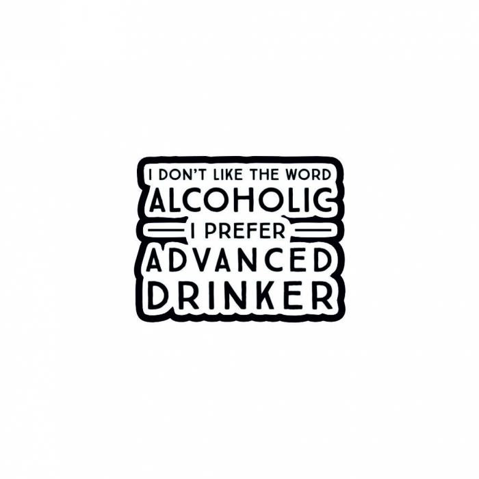 Insigna personalizata cu brosa Advanced drinker [1]