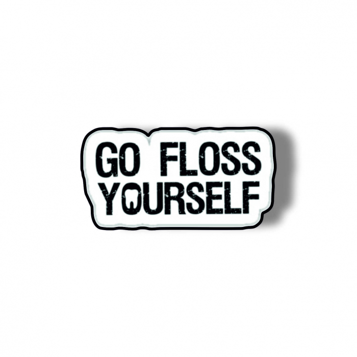 Insigna personalizata cu brosa Go floss [1]