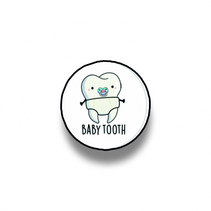 Insigna personalizata cu brosa Baby tooth [1]