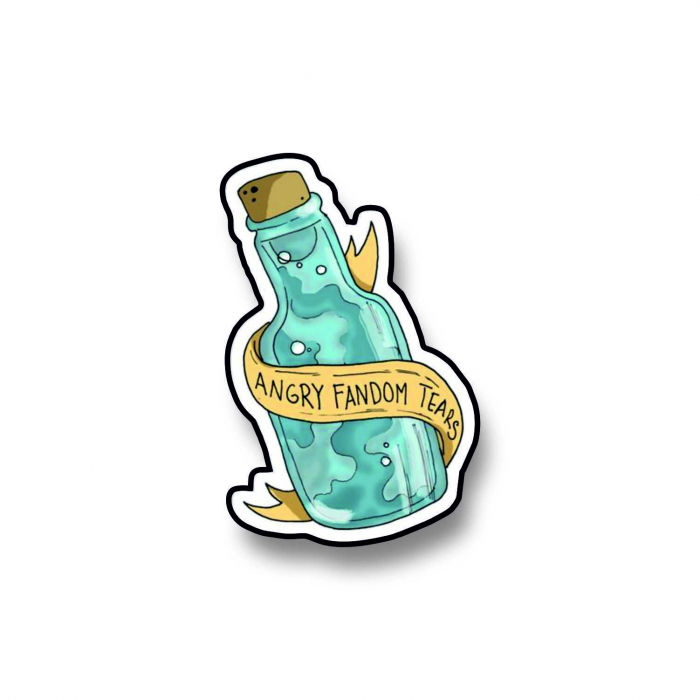 Insigna personalizata cu brosa Angry fandom tears [1]