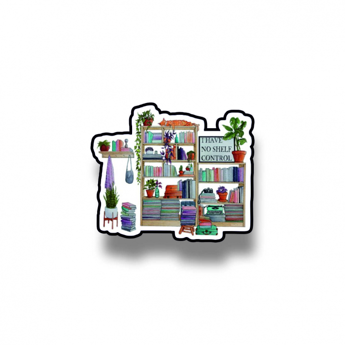 Insigna personalizata cu brosa I have no shelf control [1]