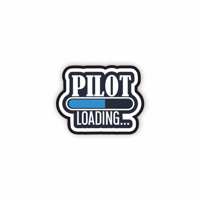 Insigna personalizata cu brosa Pilot loading [1]