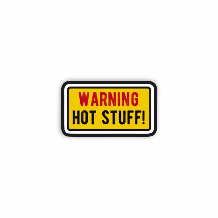 Insigna personalizata cu brosa Hot stuff [1]