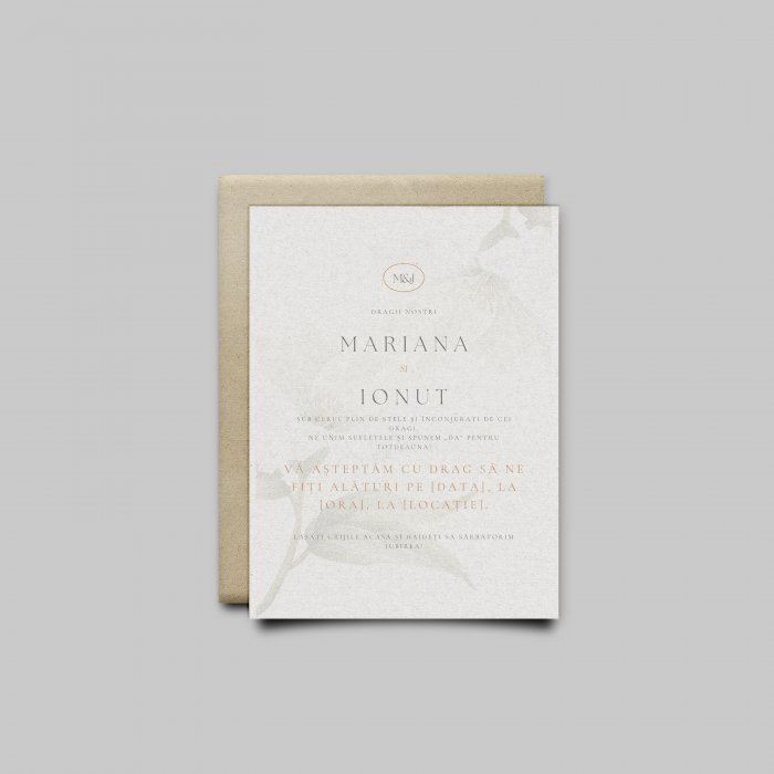 Invitatie nunta personalizata Whispering Pines [1]
