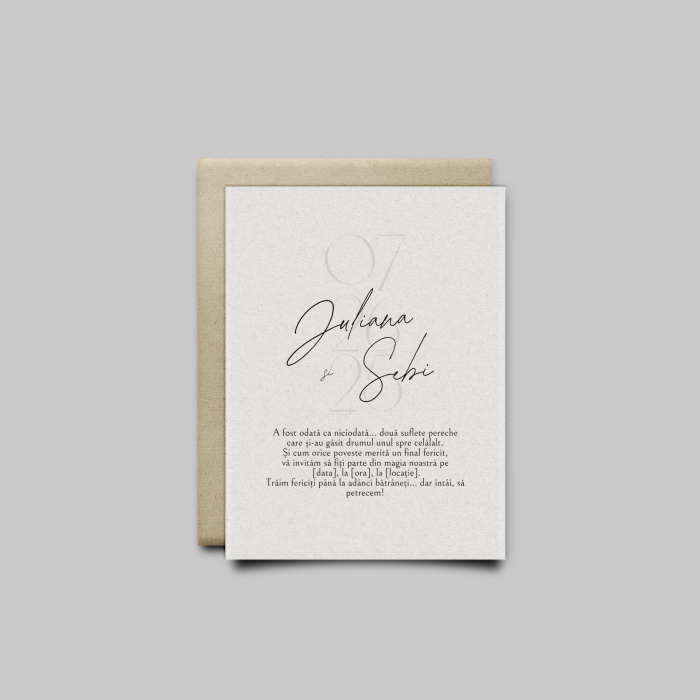 Invitatie nunta personalizata Majestic Pearl [1]