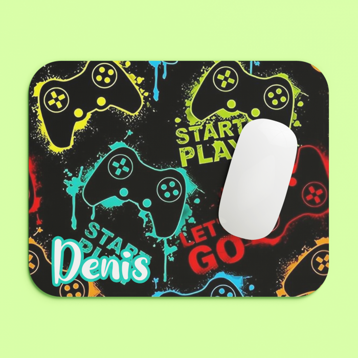 Mousepad personalizat cu nume Gamer [1]