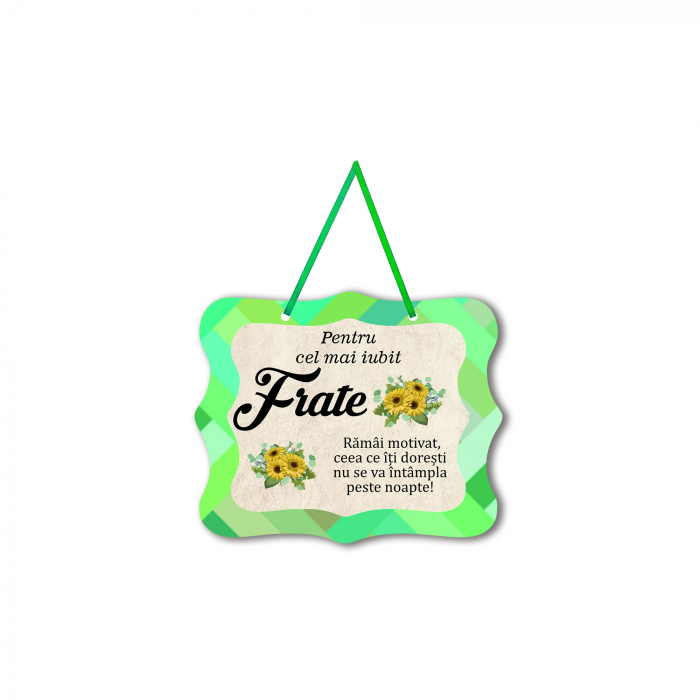 Magnet personalizat cu mesaj pentru frate [1]