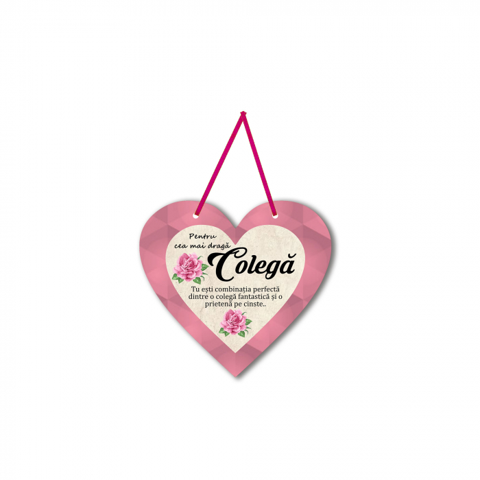Magnet personalizat cu mesaj pentru colega [1]