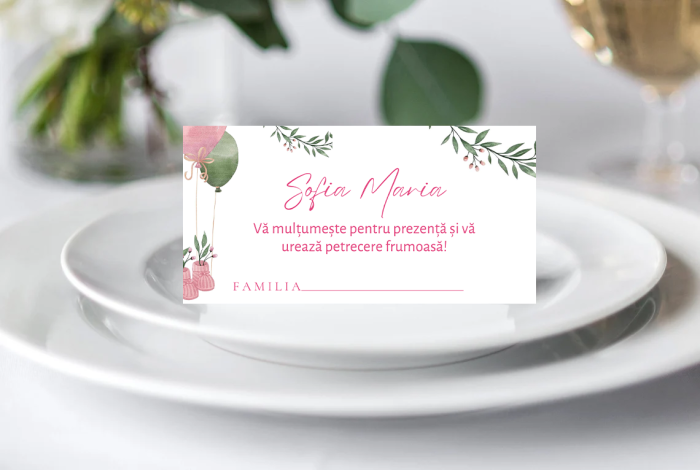 Plic bani botez personalizat Fairy Sparkle [1]