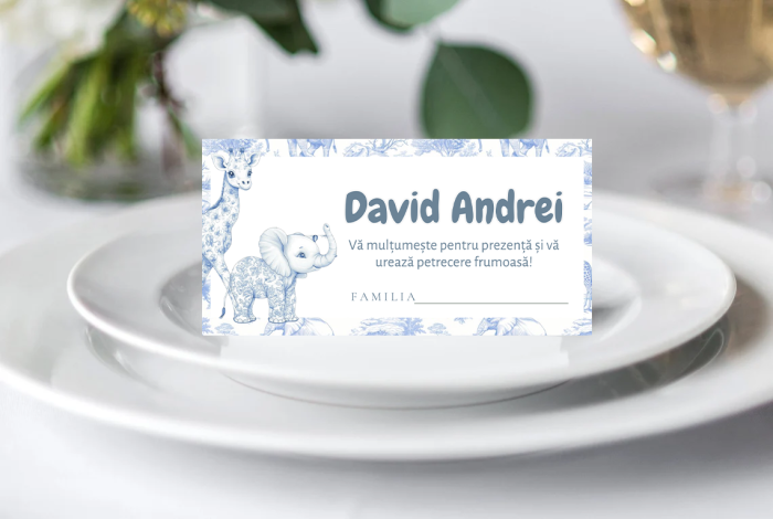 Plic bani botez personalizat Jungle Joy Story [1]
