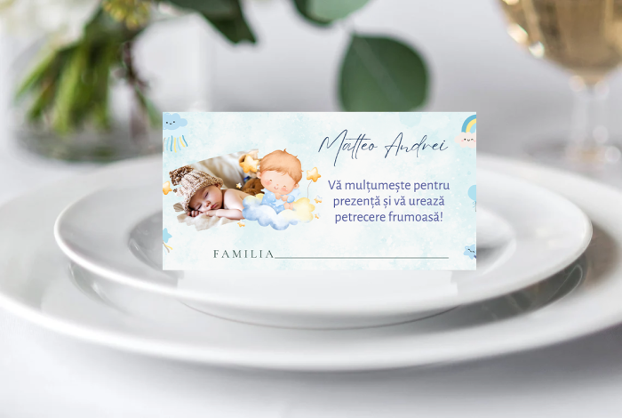 Plic bani botez personalizat Baby Angel [1]