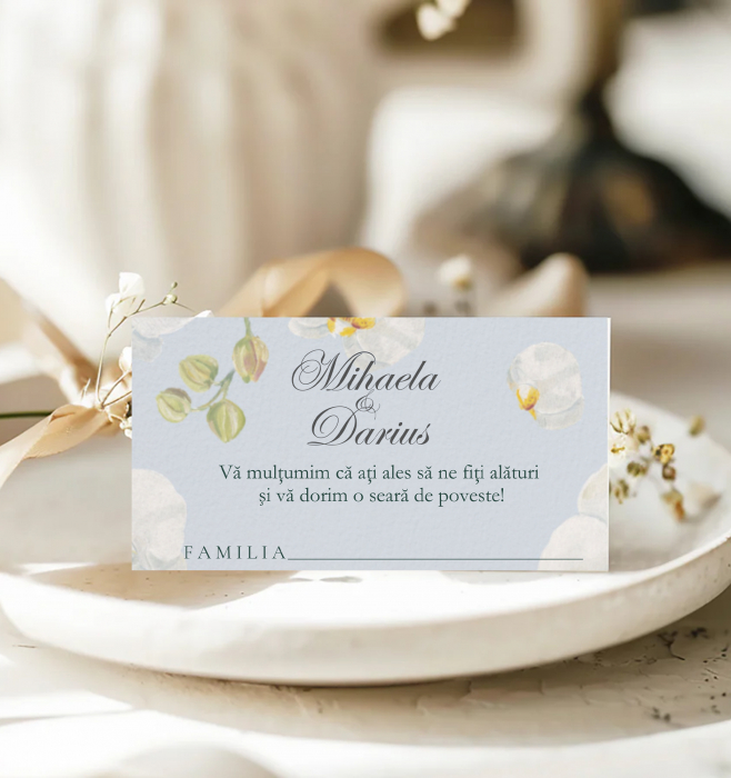 Plic bani nunta personalizat Orchid [1]