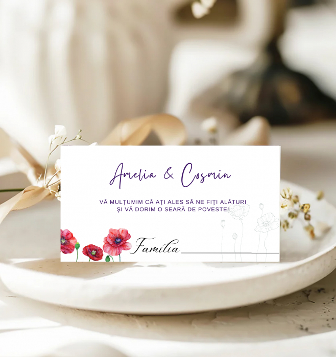 Plic bani nunta personalizat Poppy [1]