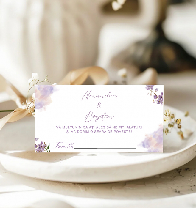 Plic bani nunta personalizat Amethyst Grace [1]
