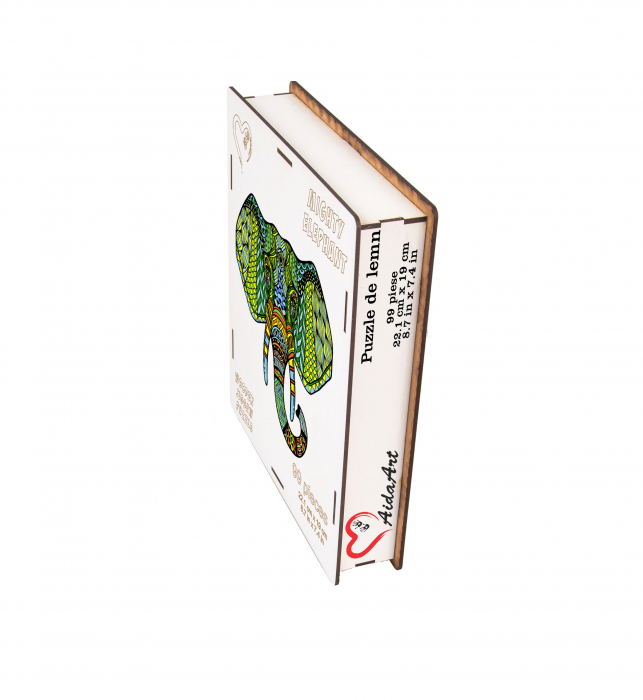 Puzzle personalizat elefant 99 piese [3]