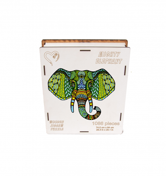 Puzzle personalizat elefant 1086 piese [2]