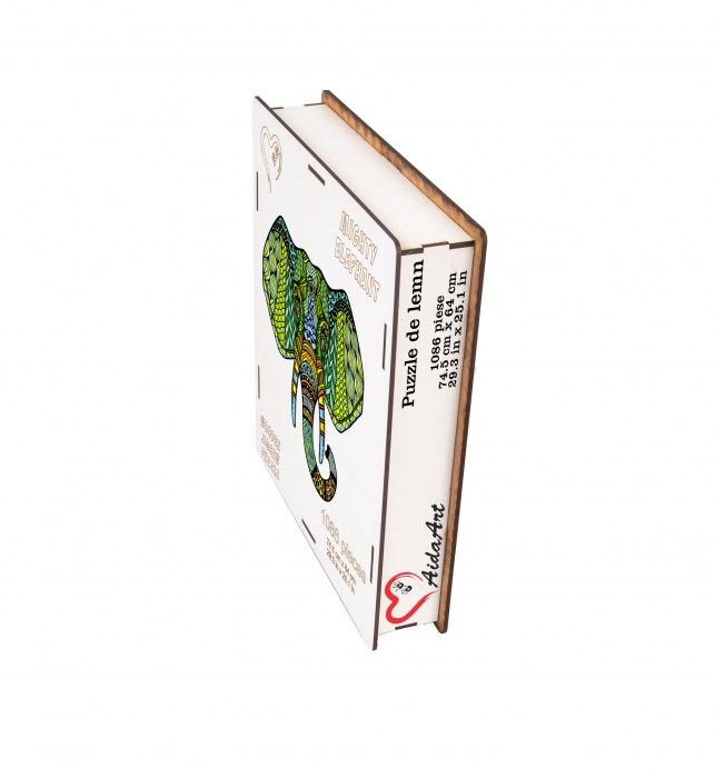 Puzzle personalizat elefant 1086 piese [3]