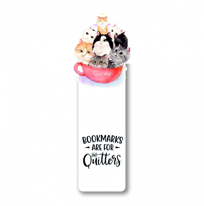 Semne de carte Cats in a cup plastic, 15 cm [1]