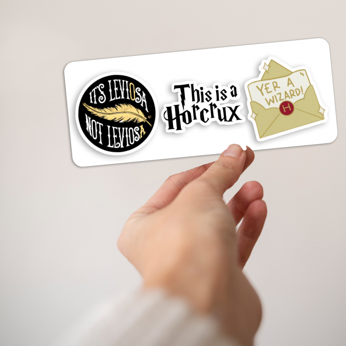 Stickere personalizate Harry potter 6 cm [2]