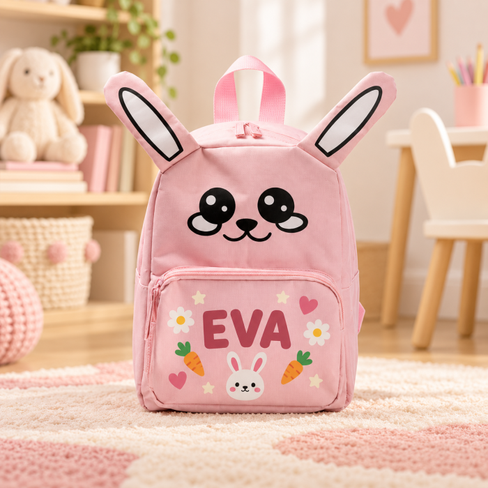 Rucsac pentru copii personalizat cu nume si animalut [2]