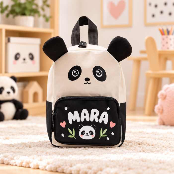 Rucsac pentru copii personalizat cu nume si animalut [3]