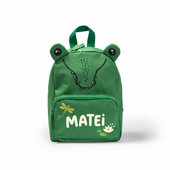 Rucsac pentru copii personalizat cu nume si animalut [5]