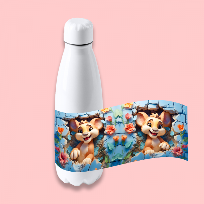 Termos personalizat cu imagine si nume Leu [1]