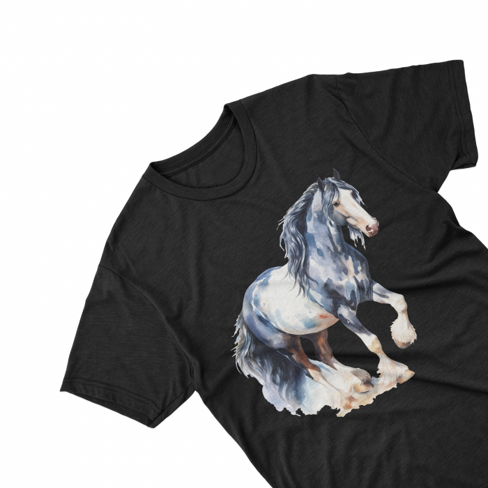 Tricouri personalizate cu poza Cal Watercolor blue [2]